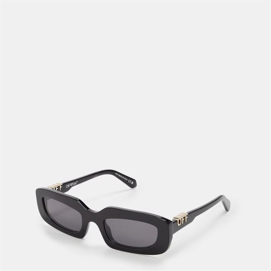 Gafas de sol Rectangulares con Montura Completa Off White Renton en Negro/Gris Oscuro - Image 1