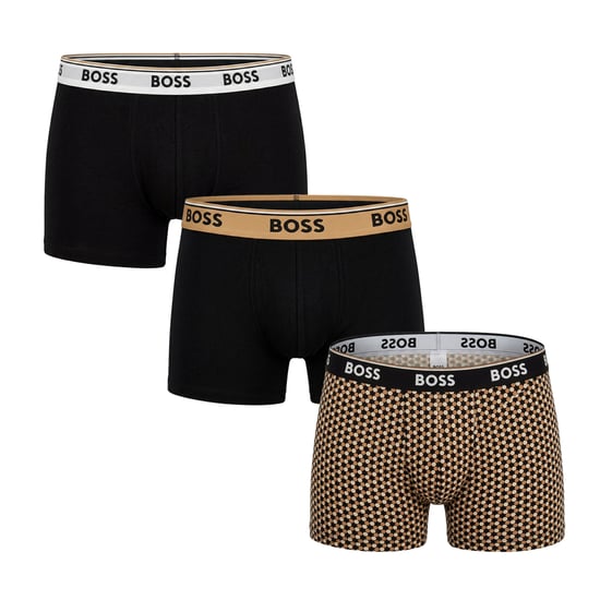 Pack de 3 bóxers de algodón elásticos para hombre con logo 50531701 - Image 1