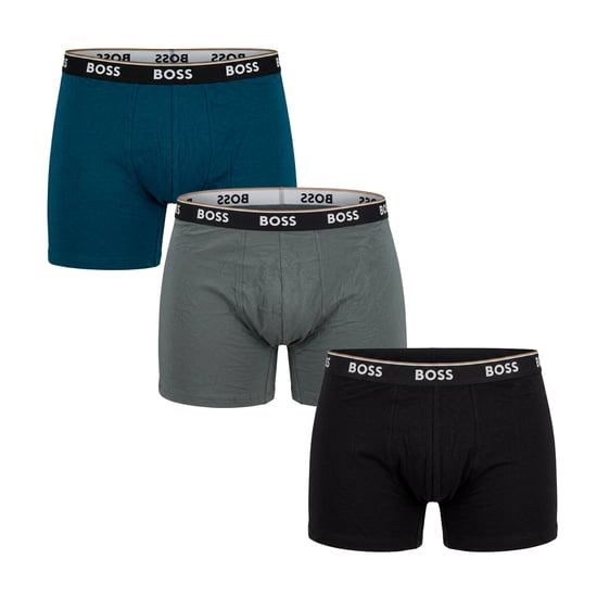 Paquete de 3 bóxers largos de algodón elástico para hombre 50531691 - Image 1