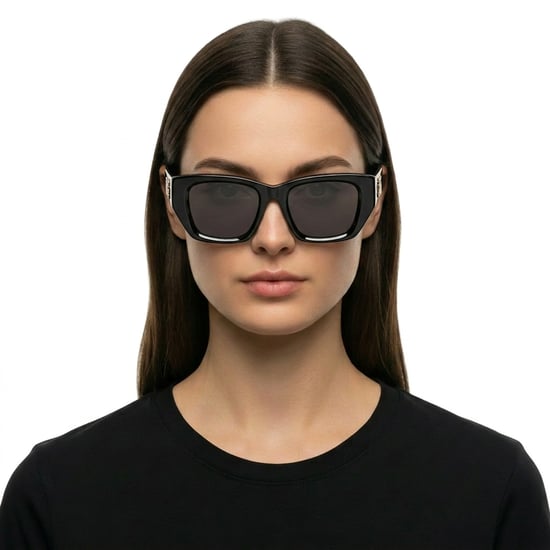 Gafas de sol cuadradas de cat eye para mujer PERI034C99PLA0011007 - Image 3