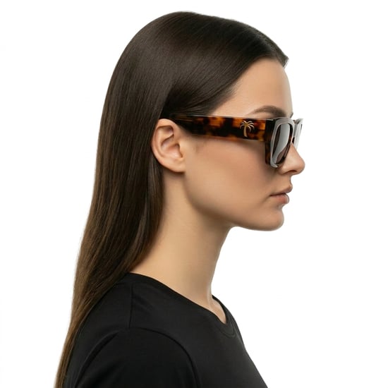 Gafas de sol cuadradas de cat eye para mujer PERI034C99PLA0016007 - Image 6