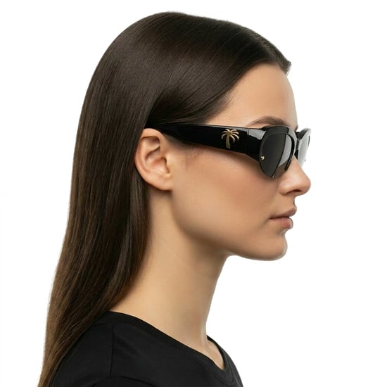 Gafas de sol envolventes ovaladas para mujer PERI054S24PLA0011007 - Image 6