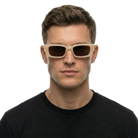 Gafas de sol rectangulares para hombres y mujeres PERI056S24PLA0011764 - Image 6