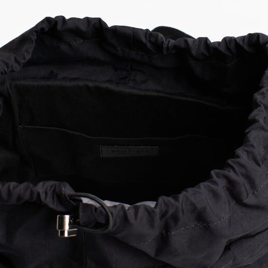 Mochila de Hombre y Mujer con Logo En Relieve PMNB023R24FAB0011009 - Image 4