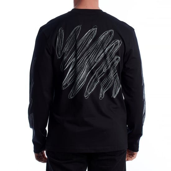 Camiseta de Manga Larga para Hombre Scribble Diags 44MAB086G5J0051001 - Image 3