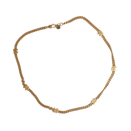Collar de cadena fina para mujer con inicial PWOB072S23MAT0017676 - Image 2
