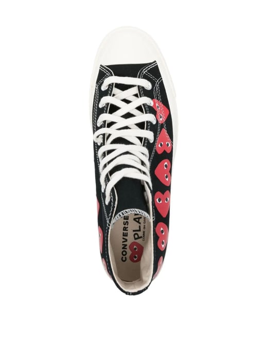 Comme des Garçons PLAY x Converse Chuck 70 Hi Zapatillas - Image 4