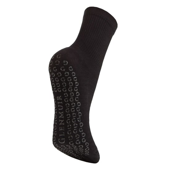 2 Pares de Calcetines de Yoga con Agarre para Damas | Calcetines de Gimnasio y Pilates de Algodón con Amortiguación de Largo Medio - Image 3