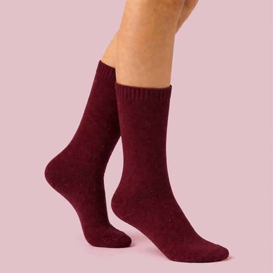 2 pares de calcetines térmicos para mujeres | Calcetines de senderismo de mezcla de lana completamente acolchados y cálidos - Image 4