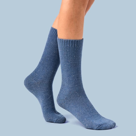 Calcetines Térmicos para Dama de 2 Pares | Calcetines de Senderismo de Mezcla de Lana Cálida con Acolchado Completo - Image 4