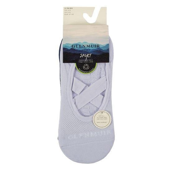 2 Pares de Calcetines Liner de Yoga para Damas | Calcetines Livianos de Corte Bajo para Pilates, Gimnasio y Danza - Image 2