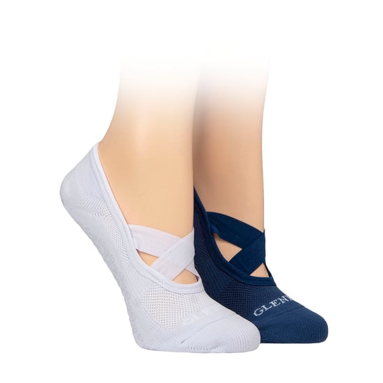 2 Pares de Calcetines Liner de Yoga para Damas | Calcetines Livianos de Corte Bajo para Pilates, Gimnasio y Danza - Image 3