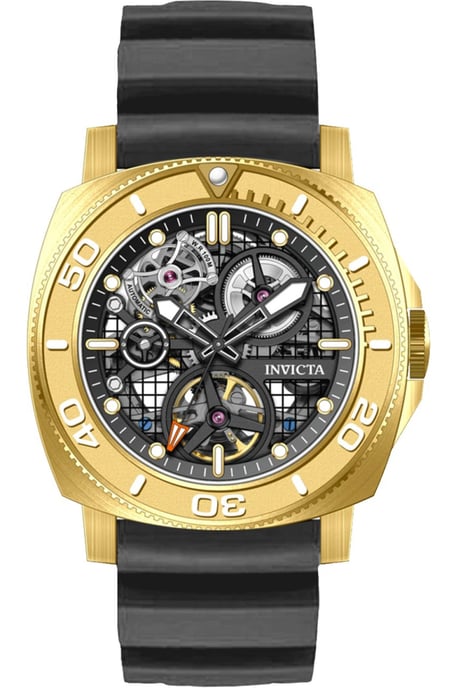 Invicta Sea Hunter 69463 Reloj de Hombre - Movimiento Automático - Acero Inoxidable con Esfera Negra - 44 mm - Image 1