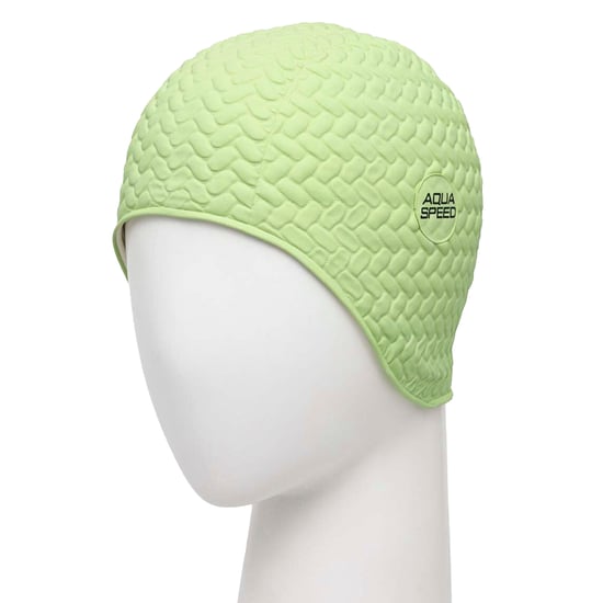 Gorro de natación Bombástico para mujeres | Gorro cómodo de látex suave para cabello largo - Image 2