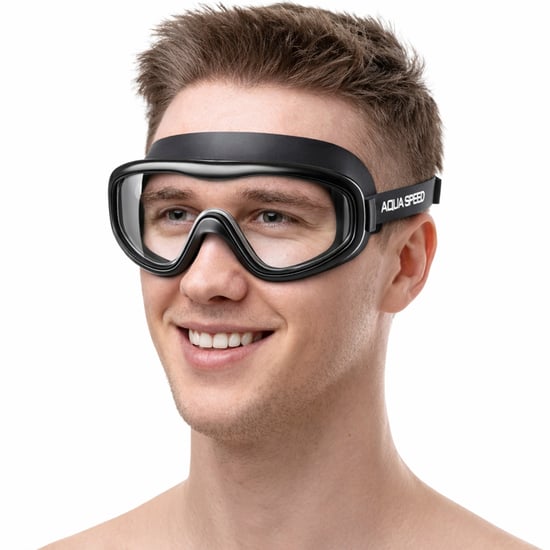 Gafas de natación antivaho UV para hombres y mujeres con amplia visibilidad - Image 3