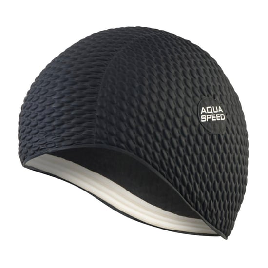 Gorro de natación bombástico para damas | Gorro de látex suave y cómodo para pelo largo - Image 1