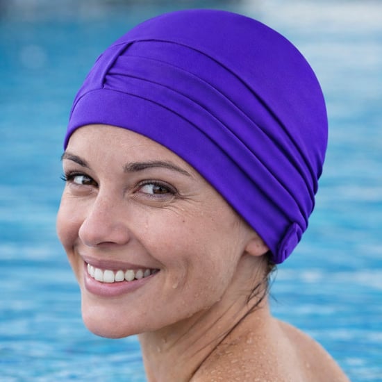 Gorro de baño cómodo para mujeres | Gorro de natación ligero estilo turbante - Image 4