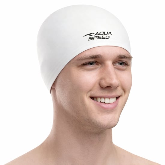Gorro de natación de látex suave unisex para adultos | Gorro elástico y flexible cómodo - Image 2