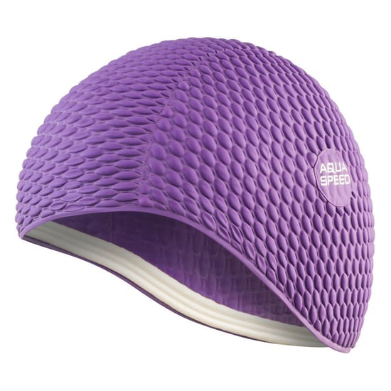 Gorro de natación Bombástico para niñas | Gorro de látex suave y cómodo para cabello largo - Image 1