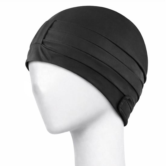 Gorro de natación femenino cómodo de tela | Gorro de natación ligero estilo turbante - Image 2