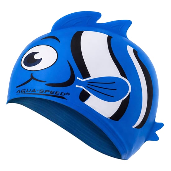 Gorro de Natación para Niños con Patrón de Nemo | Gorro de Silicona 3D Impreso con Ajuste Fácil para Niños - Image 1
