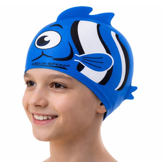 Gorro de Natación para Niños con Patrón de Nemo | Gorro de Silicona 3D Impreso con Ajuste Fácil para Niños - Image 3