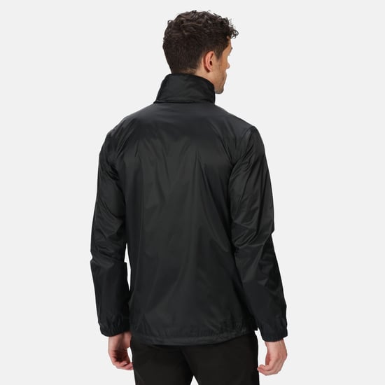 Regatta Mens Lyle IV Waterproof Hooded Jacket (Black) - Image 4
