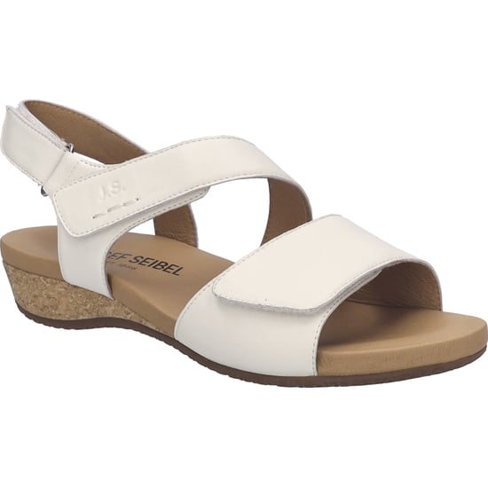 JOSEF SEIBEL Señoras Sandalia Fleur 01 en blanco - Image 1