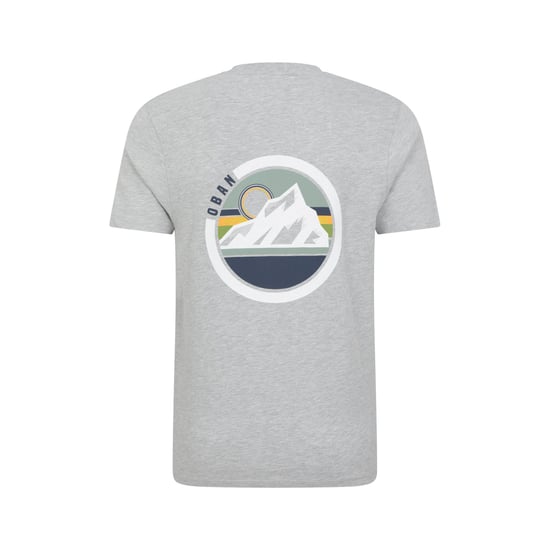 Mountain Warehouse Mens Oban Mountain Cotton T-Shirt (Grey) - Image 2
