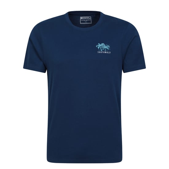 Mountain Warehouse Mens Southwold Back Print Organic T-Shirt (Dark Blue) - Image 1