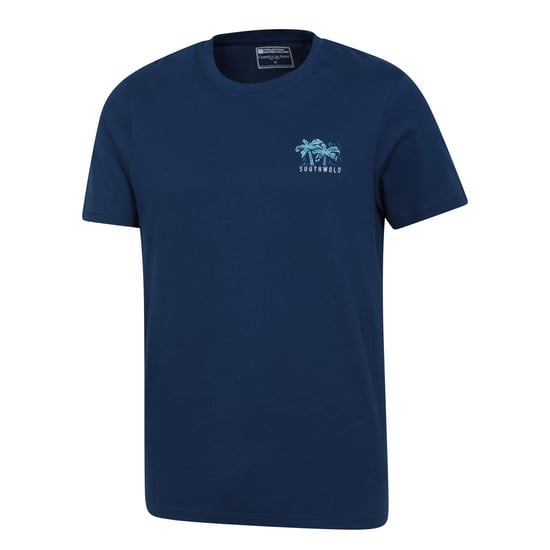 Mountain Warehouse Mens Southwold Back Print Organic T-Shirt (Dark Blue) - Image 4