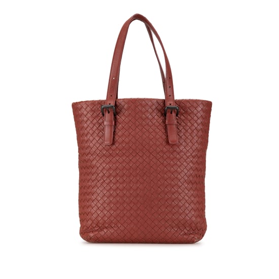 Bolso Tote de Cuero Intrecciato - Image 1