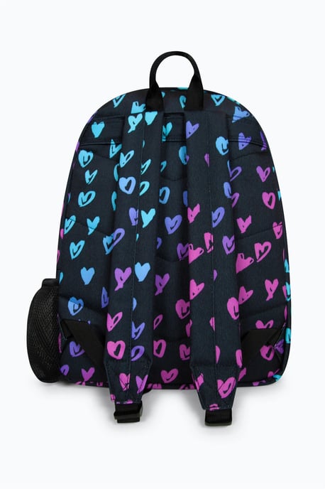Mochila Hype Iconic de Niña con Corazones Garabateados Negros - Image 3