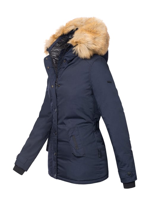 Navahoo Abrigo de Invierno Mujer Laura – Cálido, Elegante & Con Cuello de Pelo Desmontable - Image 2