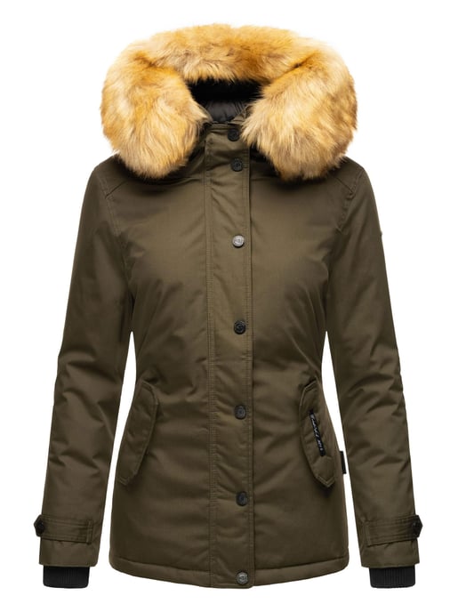 Navahoo Abrigo de Invierno Mujer Laura – Cálido, Elegante & Con Cuello de Pelo Desmontable - Image 2