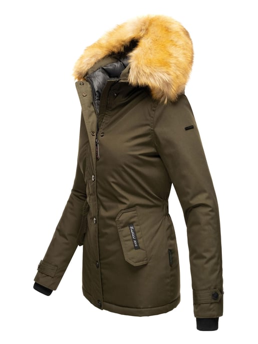 Navahoo Abrigo de Invierno Mujer Laura – Cálido, Elegante & Con Cuello de Pelo Desmontable - Image 3