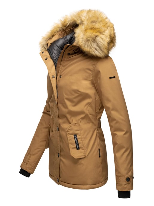 Navahoo Abrigo de Invierno Mujer Laura – Cálido, Elegante & Con Cuello de Pelo Desmontable - Image 3