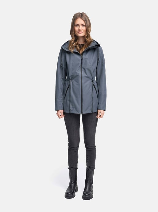 Chaqueta de entretiempo para mujer Navahoo Blumentanz con capucha - Image 5