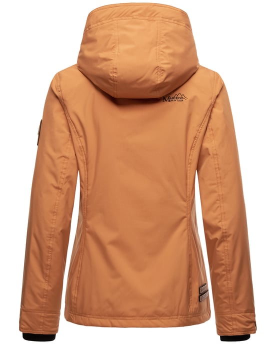 Marikoo Chaqueta ligera entretiempo mujer resistente al agua y al viento con capucha rusty cinnamon - Image 5
