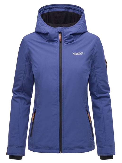 Marikoo Chaqueta ligera entretiempo mujer resistente al agua y al viento con capucha blue violet - Image 2