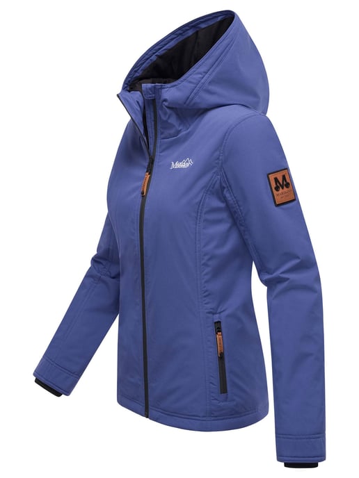Marikoo Chaqueta ligera entretiempo mujer resistente al agua y al viento con capucha blue violet - Image 3