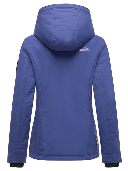 Marikoo Chaqueta ligera entretiempo mujer resistente al agua y al viento con capucha blue violet - Image 4