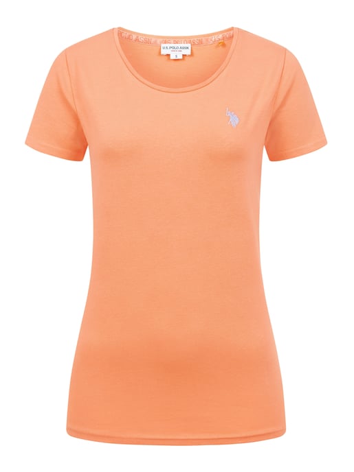 U.S. Polo Assn. Camiseta para mujer de algodón elástico - Image 1