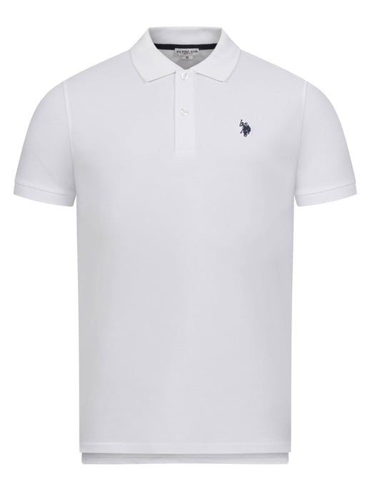 Polo básico de manga corta para hombre U.S. Polo Assn. con tejido elástico - Image 1
