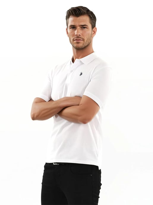 Polo básico de manga corta para hombre U.S. Polo Assn. con tejido elástico - Image 5