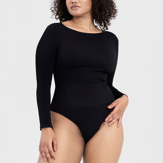 Mujeres Esenciales Body de Manga Larga Esculpe Ajuste Recycled Stretch - Image 4