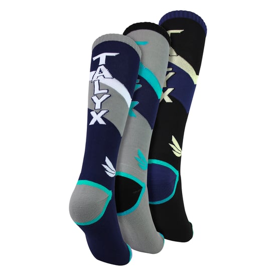 Paquete de 3 pares de calcetines de esquí para hombres, acolchados, térmicos y absorbentes de humedad, calcetines para deportes de invierno - Image 1