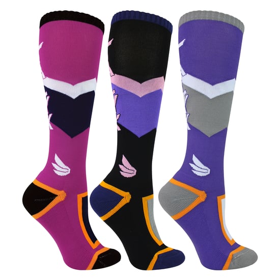Paquete de 3 pares de calcetines de esquí para mujeres, acolchados, térmicos y que absorben la humedad, calcetines para deportes de invierno. - Image 4
