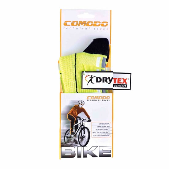 1 Paquete de Calcetines de Ciclismo de Bajo Corte Alta Visibilidad Neón - Image 2
