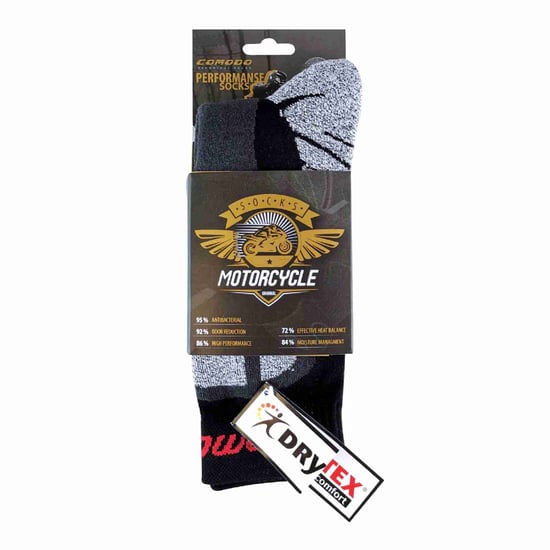 1 Paquete de Calcetines Dri-Tech para Hombre de Motocicleta, Gruesos y Transpirables - Image 2